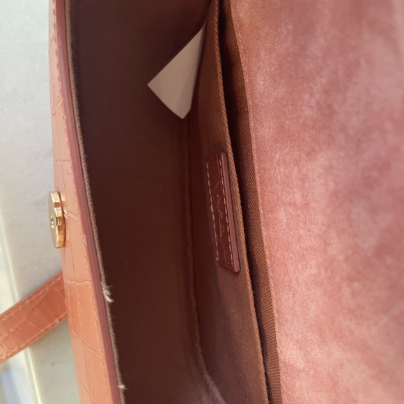 APC Mini Geneve Bag in Pink Croc Style Leather - Picture 8 of 8